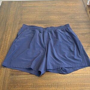 Lululemon Men's Navy Pace Breaker Linerless 7in Shorts XL